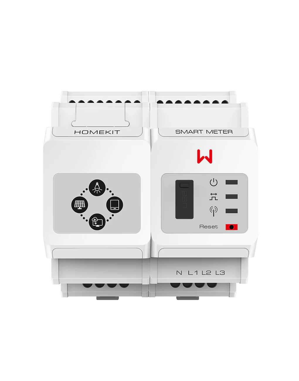 GoodWe Homekit 3000 three-phase meter RS485 3 x 120A CTs, Consumption Monitoring & Export (GW-HK3000) [For SDT G2, SMT, HT series]
