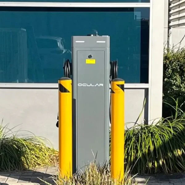 Ocular IQ Dual Port Tower V2 | 2 x 22kW | Tethered w/4.7m Type 2 Cables - Image 3