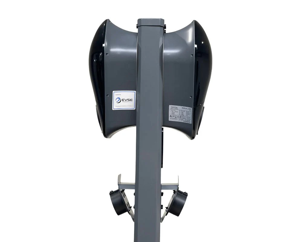 Ocular IQ EV Station Stand Dual | Powder Coated Steel - Image 3