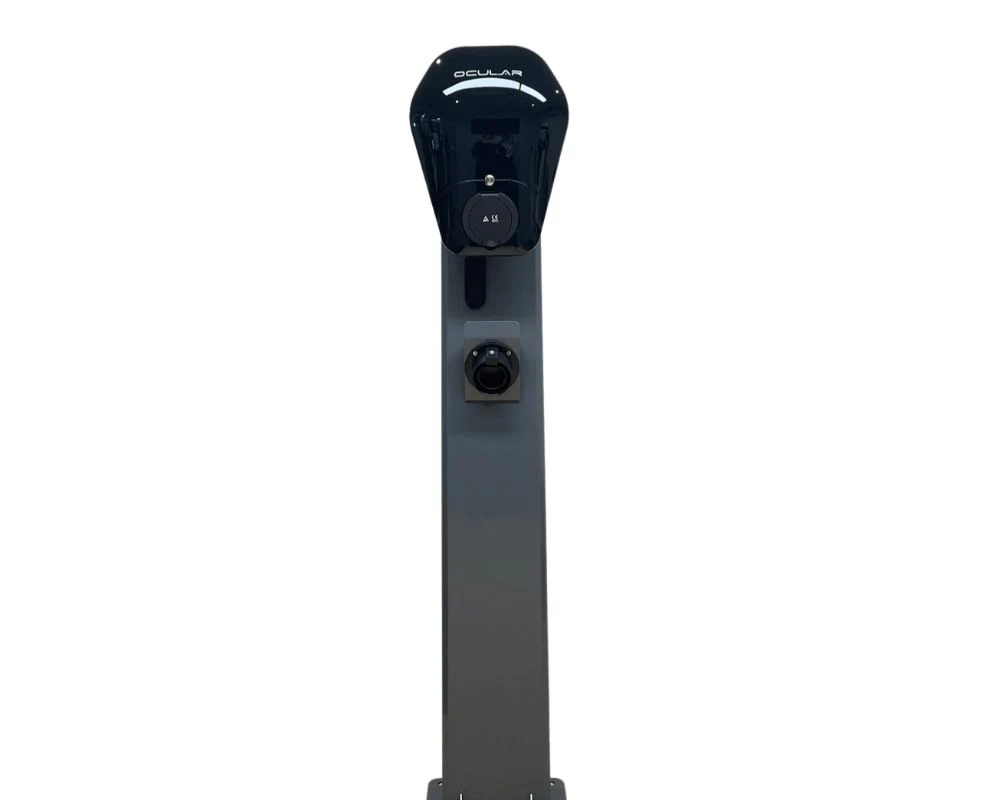 Ocular IQ EV Station Stand Dual | Powder Coated Steel - Image 5