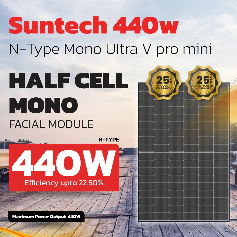 Suntech 440w N-Type Mono UItra V pro mini